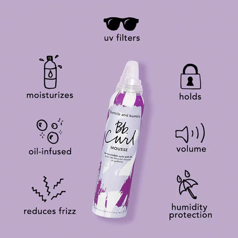 Bumble and bumble Bb. Curl Mousse -muotoiluvaahto kiharille ja laineikkaille hiuksille