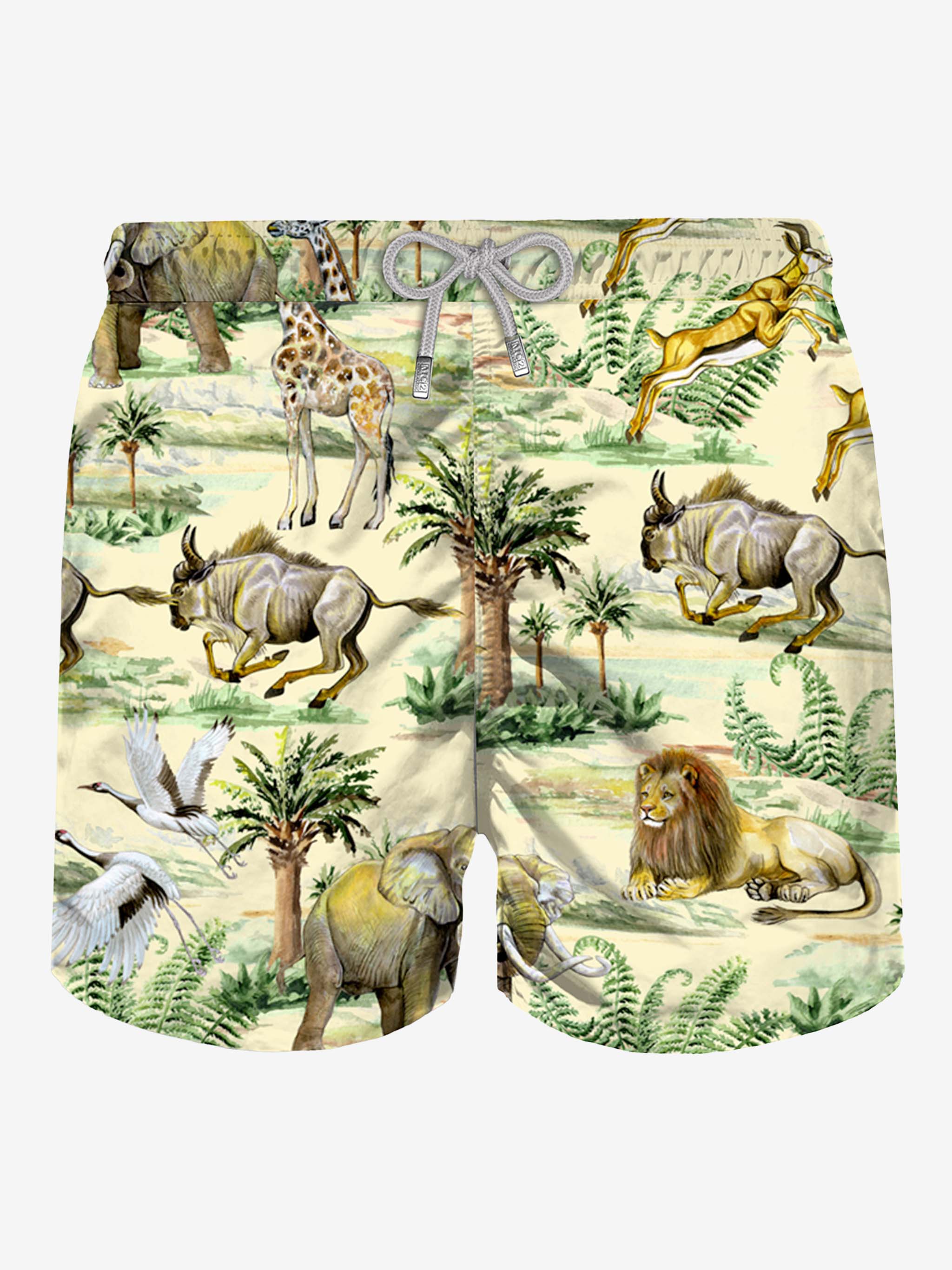 Klassiek herenzwempak met dierenprint