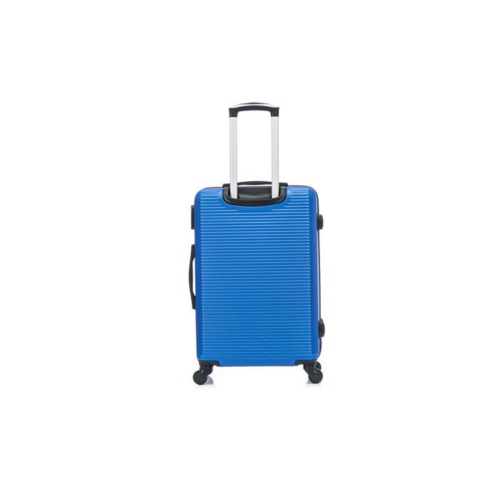 Mittelgroßer Koffer 20 kg, 65 cm mit Kosmetiktasche | CELIMS Weekend Koffer | ABS | Schloss | Blau