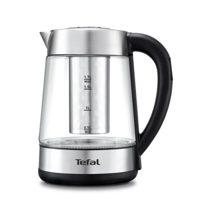 Tefal BJ750D10 2-in-1 elektrische waterkoker en theepot - 5 standen - inhoud 1,7 liter - roestvrijstalen infuus