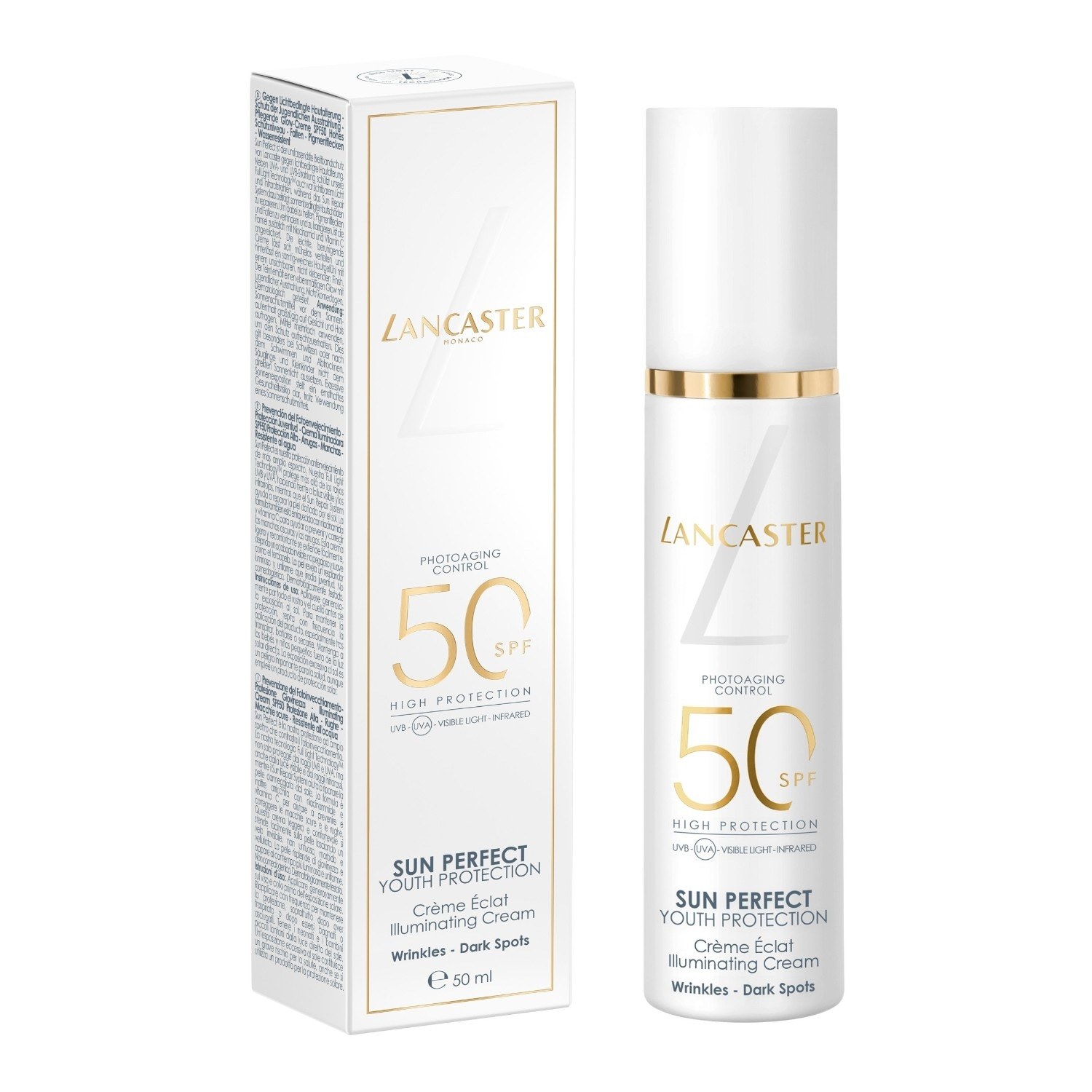 Lancaster Sonnenschutzcreme Sun Perfect Sun izgaismojošais krēms LSF 50 - 50 ml