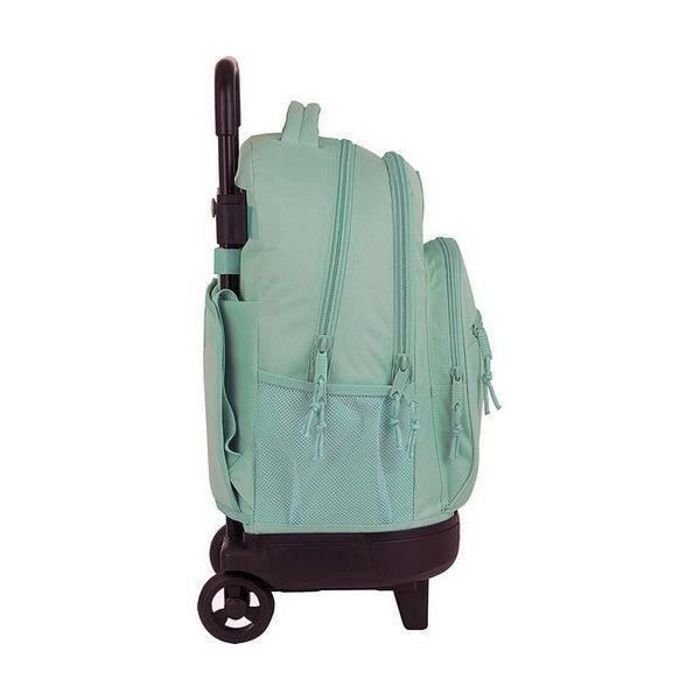 Cartable à roulettes - BlackFit8 - Compact Turquoise - Polyester - Acier - Amovible