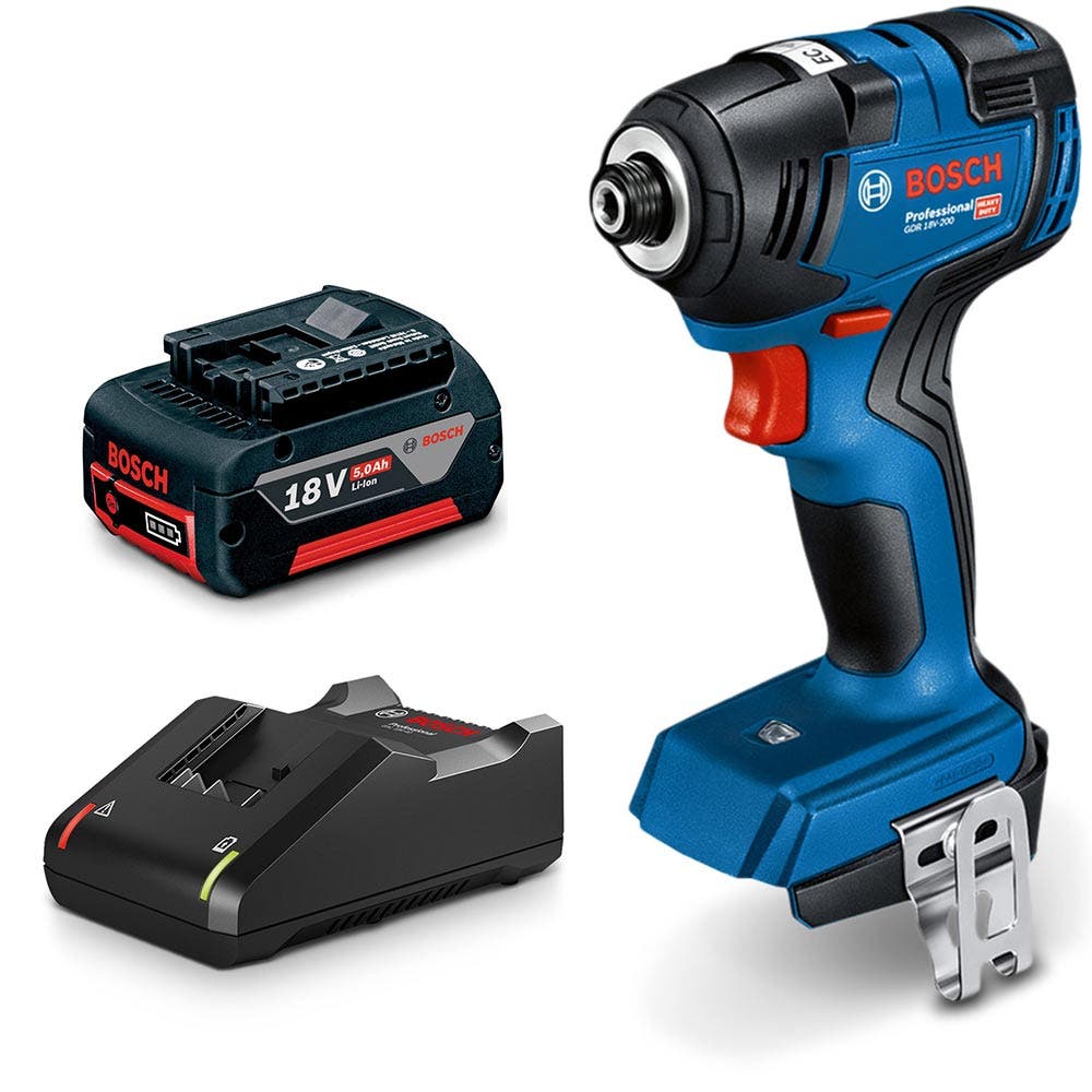 Set șurubelniță de impact BOSCH 18V fără perii 1/4