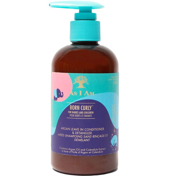 Balsamo senza risciacquo e districante all'olio di argan per capelli ricci nati.
