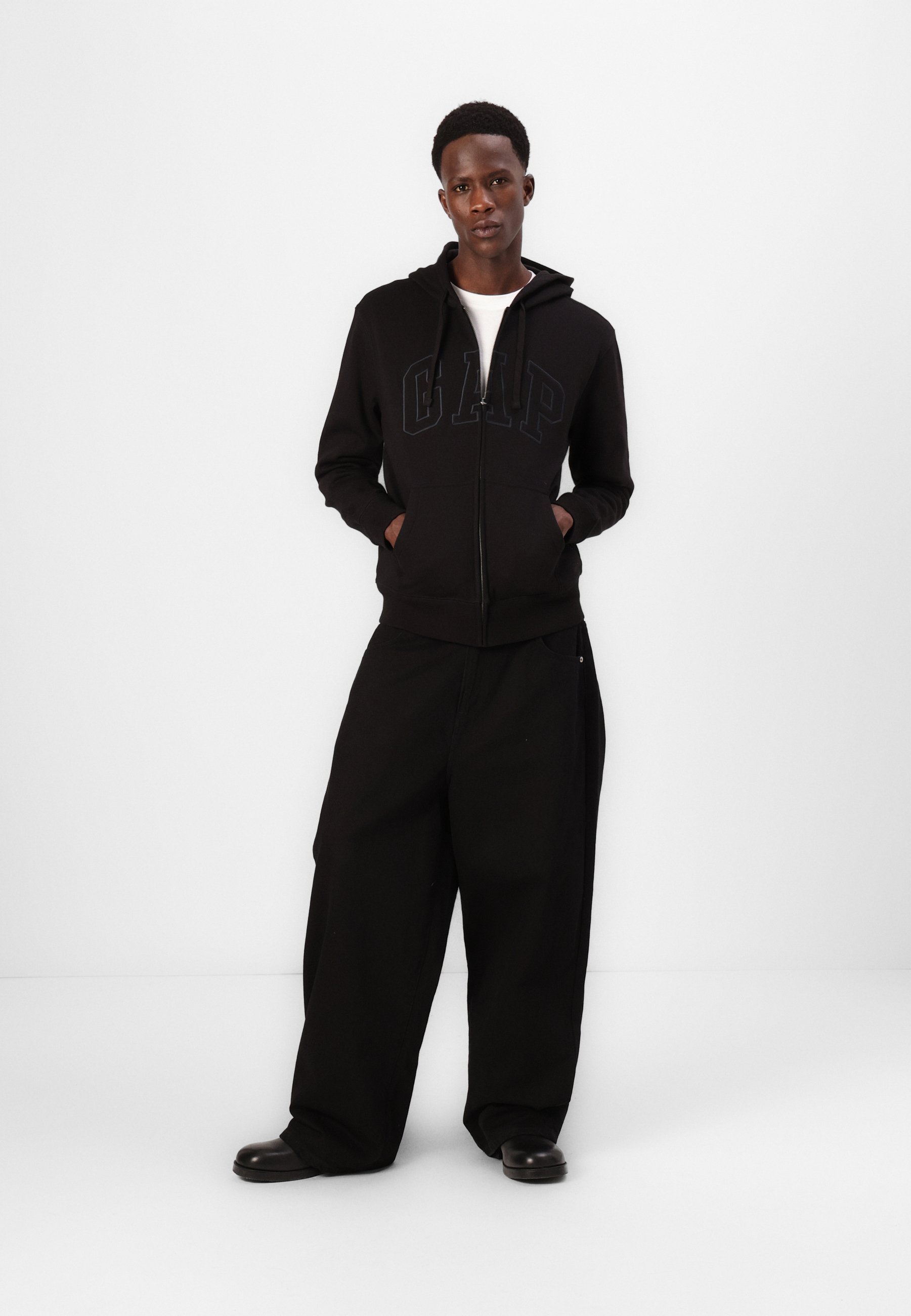 Logo GAP Heritage - Sweat à capuche - Noir véritable