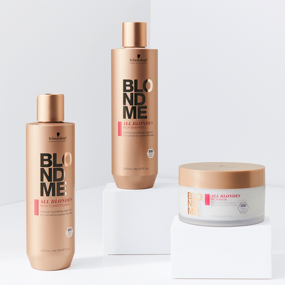 Schwarzkopf Professional BLONDME All Blondes Rich Volume 0,07 mm D šampūns 300 ml