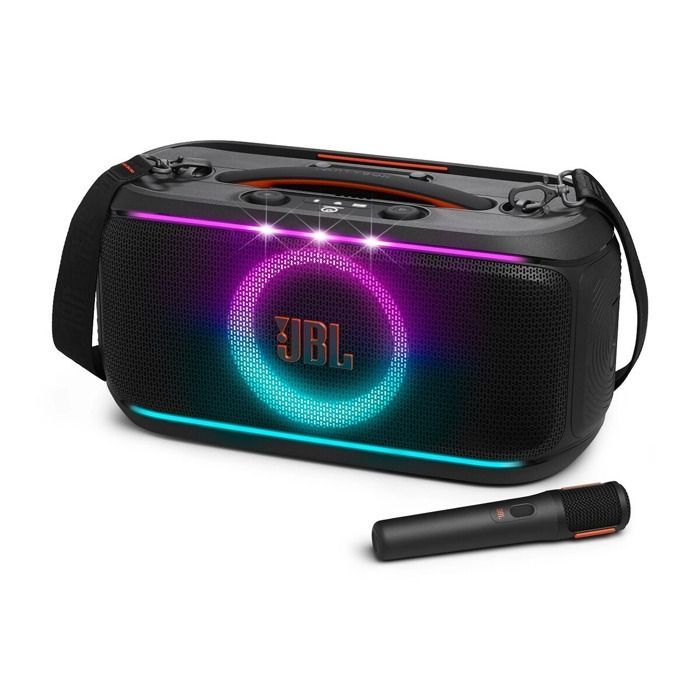 Sistema audio per DJ JBL Partybox On-The-Go 2, altoparlante portatile per feste.