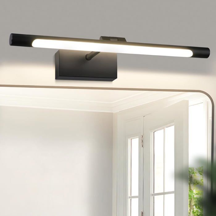 Homefire Lampe à miroir LED salle de bain 6W blanc neutre 4000K pinçable Applique murale chrome