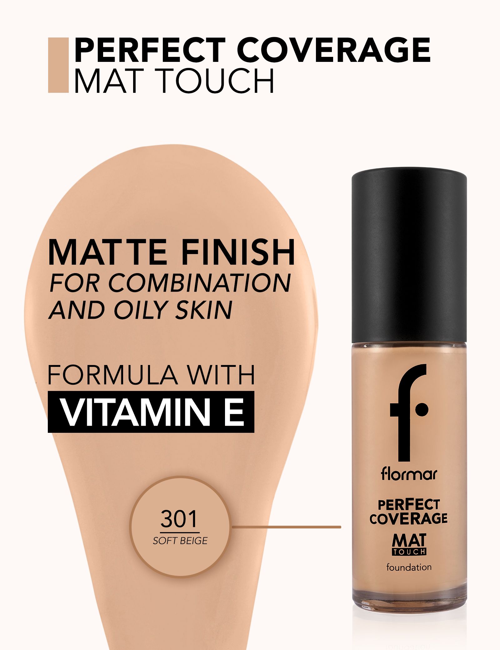Podlaga za ličila Mat Touch Foundation Podlage za ličila