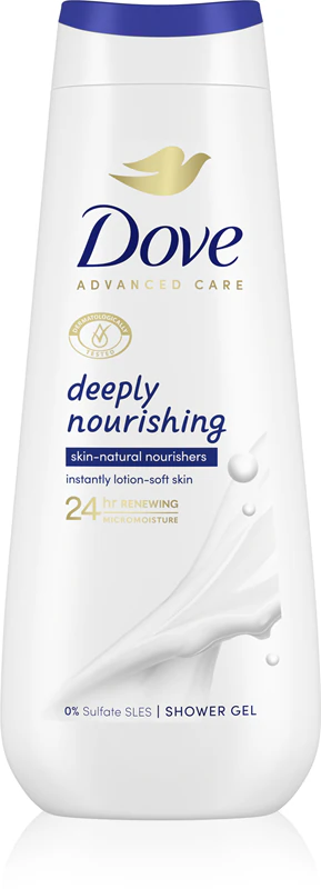 Dove Advanced Care Hlboko vyživujúci hydratačný sprchový gél