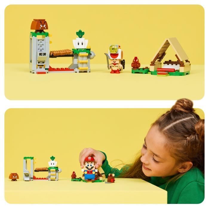 LEGO Super Mario 72040 Campement du Capitaine Toad - Jouet de Construction dès 6 ans