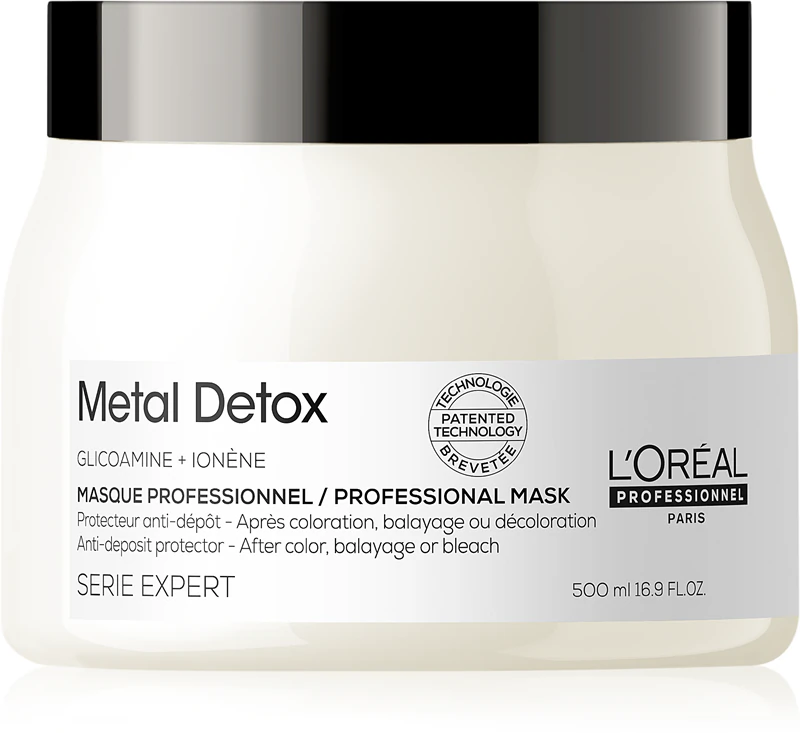 L'Oréal Professionnel Serie Expert Metal Detox Diep voedend Masker voor gekleurd en beschadigd haar