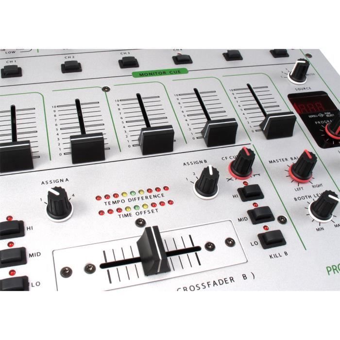 Pronomic DJM500 5-kanavainen DJ-mikseri