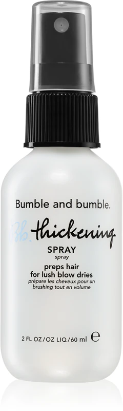 Bumble and bumble Thickening Spray, een volumegevende haarspray.
