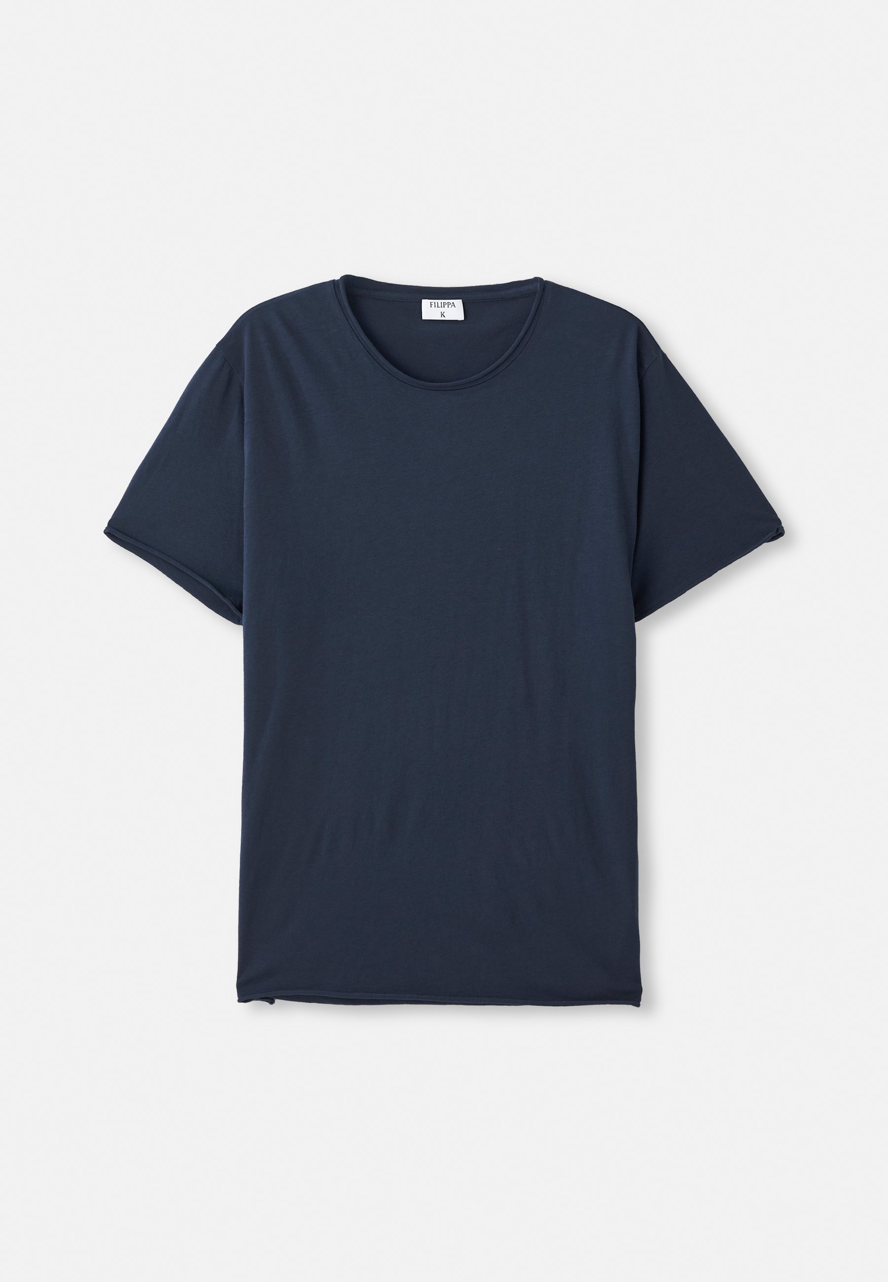 Filippa K ROLL NECK T-shirt - Basic T-shirt - donkerblauw