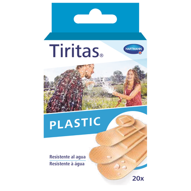 Plastové náplasti Tiritas Band-Aids 4 velikosti 14 kusů 14 kusů