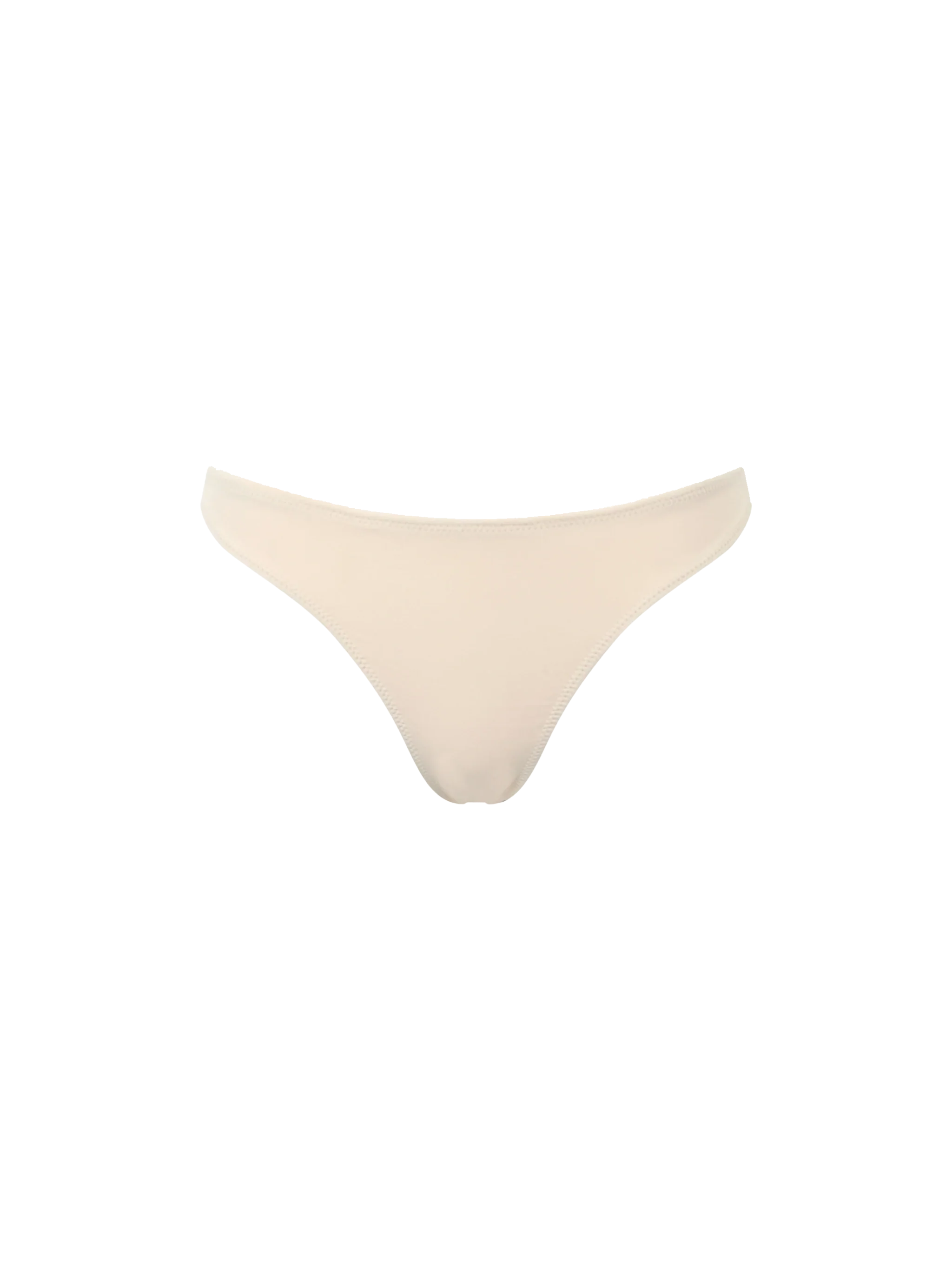 Braguita de baño de corte alto color beige para mujer de Naomi