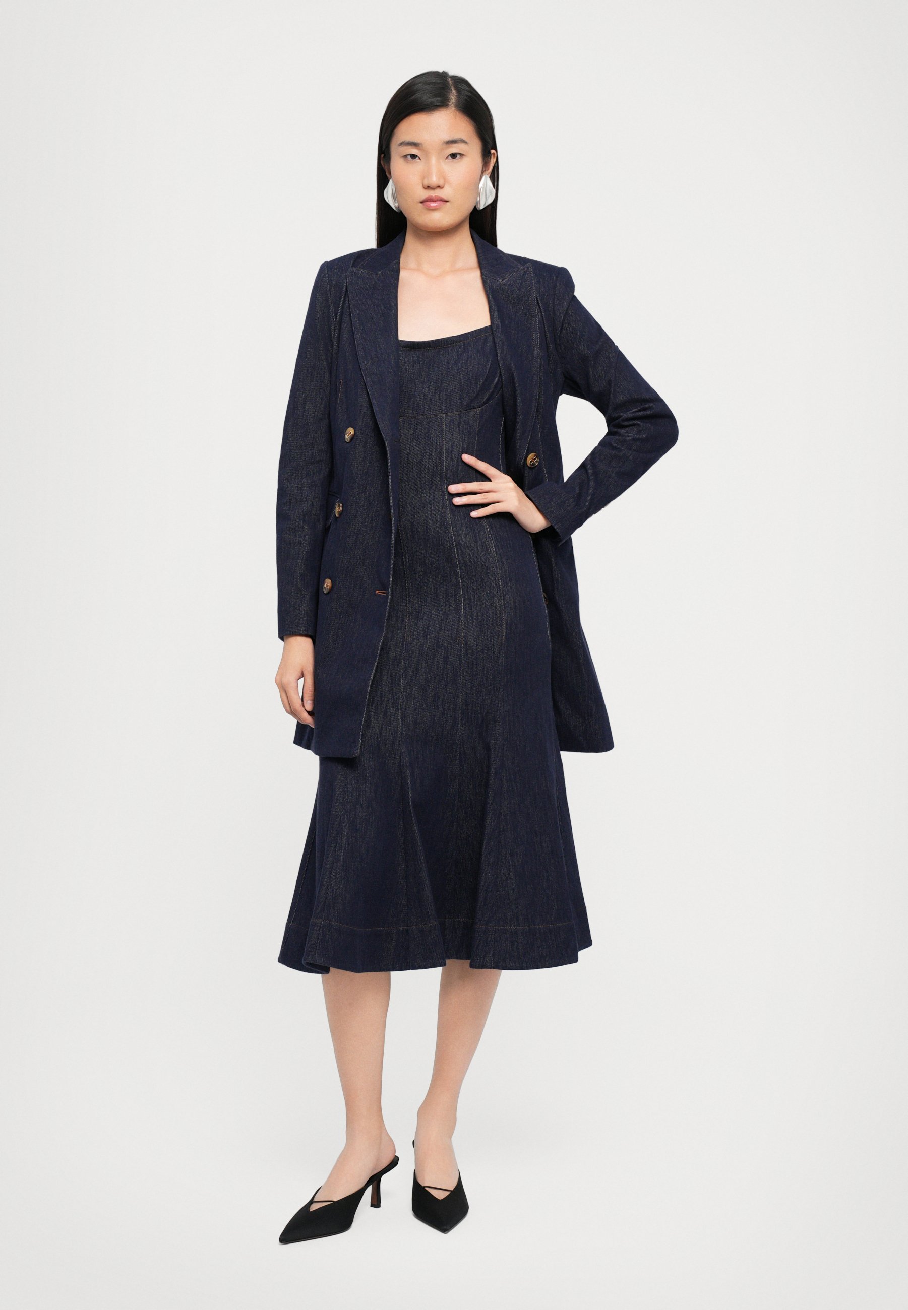 Robe Jude de Diane von Furstenberg - Robe en jean bleu marine