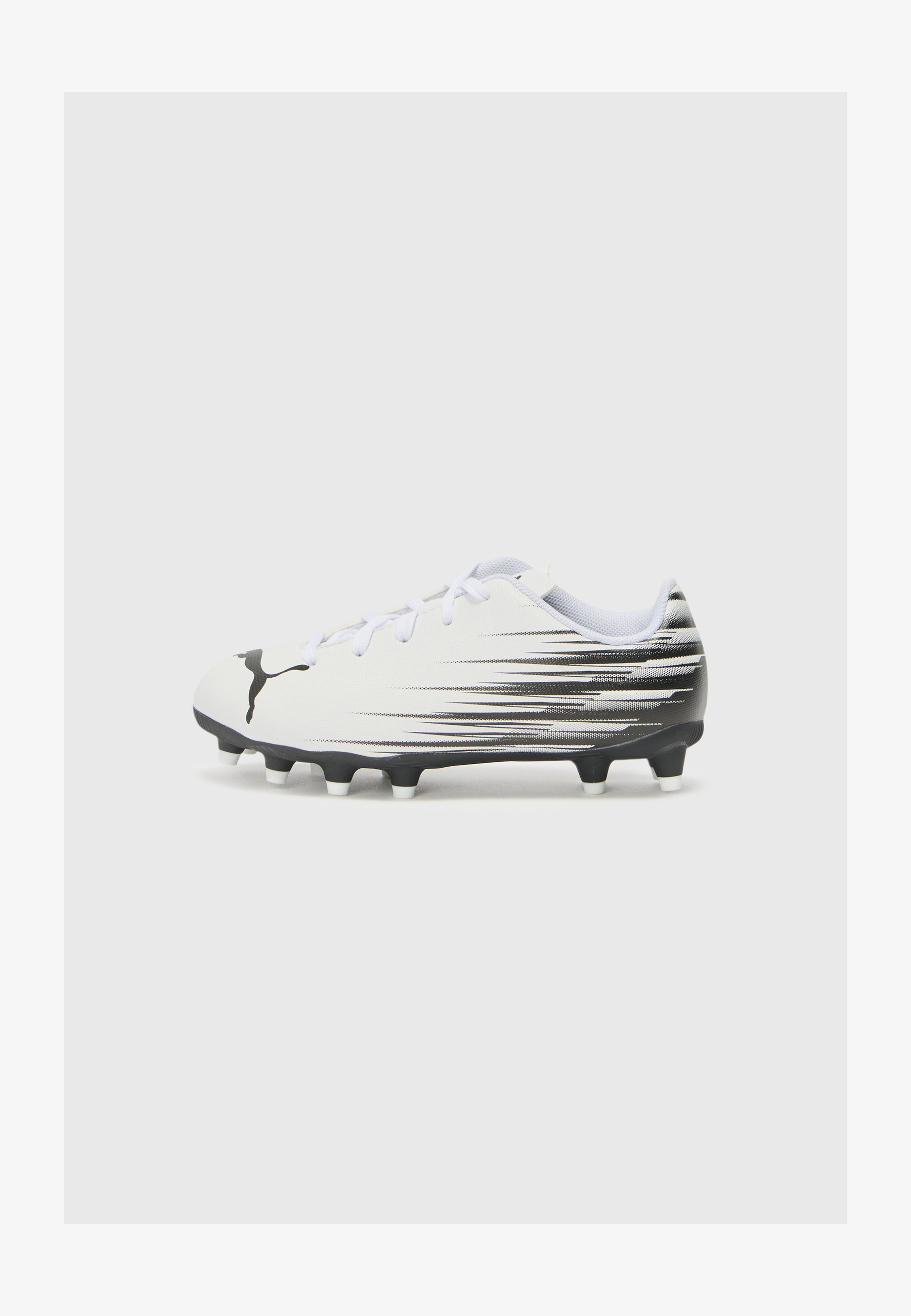 Puma ATTACANTO II - Voetbalschoenen voor stevige ondergrond - wit/zwart