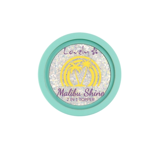 Lovely Malibu Shine glitterowy topper 2w1 do twarzy i ciała 1