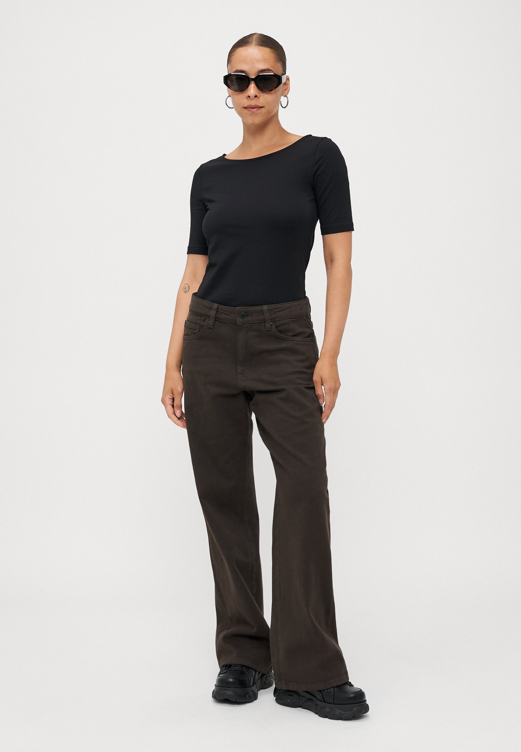 T-shirt basic Anna Field Petite - nera