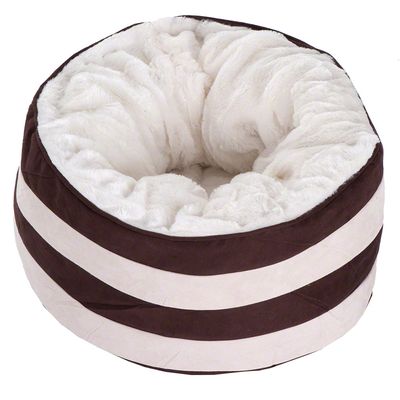 Mupfel Knuffelbed - Crème / Donkerbruin