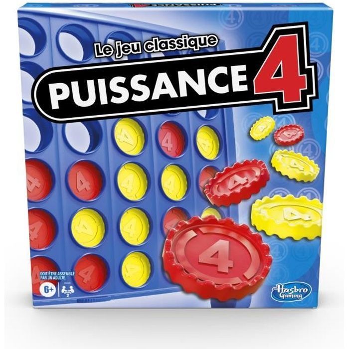 Connect Four, The Classic Game, Strategy Board Game, 2 Players, Ages 6+, Hasbro Gaming