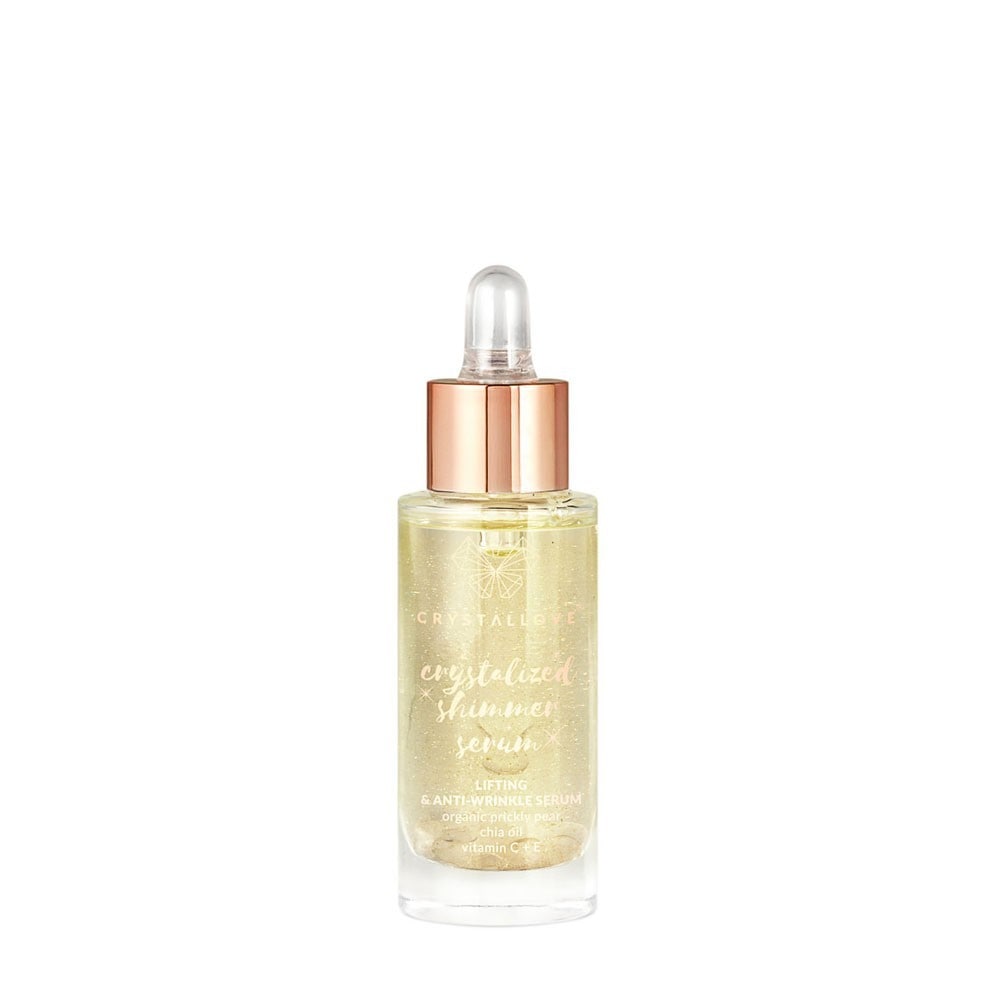 Siero idratante Crystallove, siero scintillante al quarzo trasparente – 30 ml