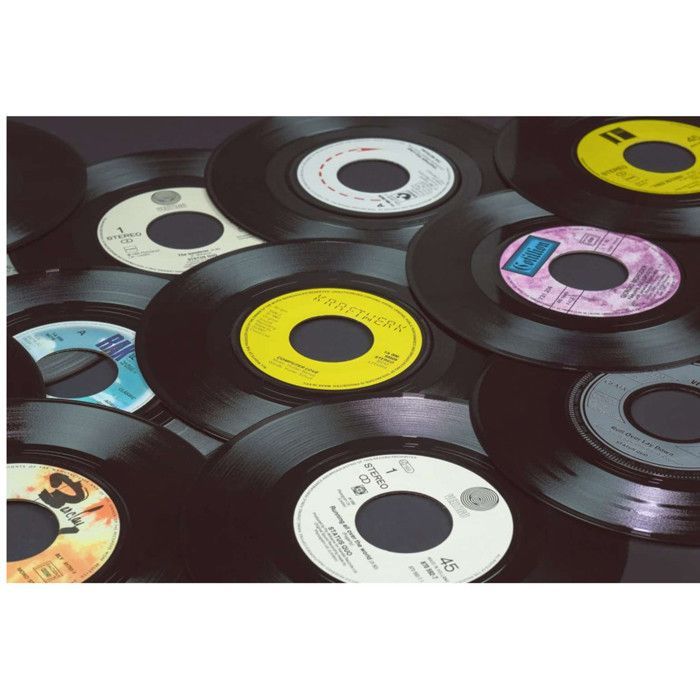 Giradischi retrò TD14 per dischi a 33, 45 e 78 giri, multifunzione Bluetooth, codifica, porta USB, rivestimento in pelle marrone, 2 sfere da discoteca a LED.