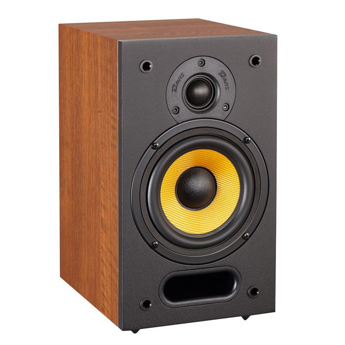 Davis Acoustics Ariane 1 American Walnut (Dark Walnut) - Pair of 2-Way/2-Speaker Bookshelf Speakers