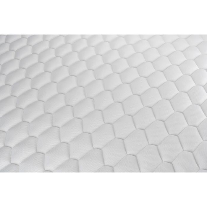 Base de cama y colchón VITALSPRING de 90x200cm con muelles ensacados - 24cm - Firme - Gris