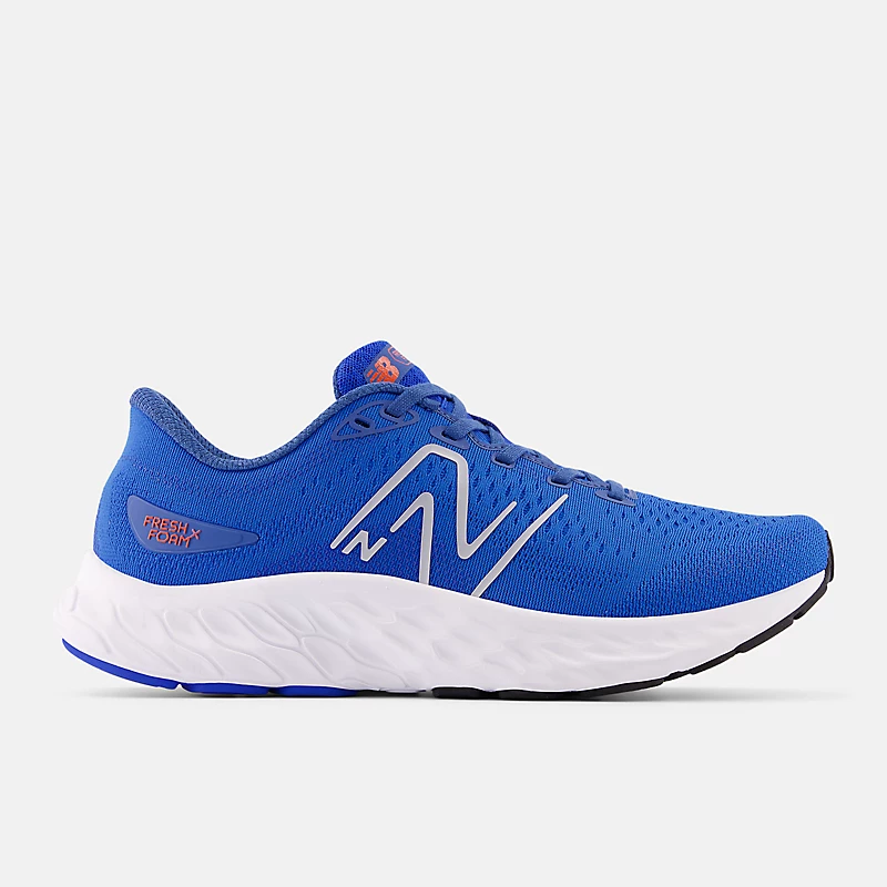 Męska pianka Fresh Foam Evoz ST – Blue Oasis z niebieskim agatem i Neo Flame