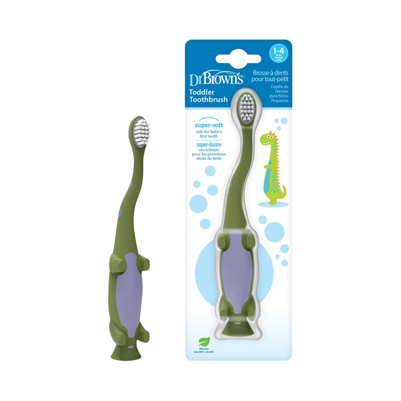 Zubná kefka s dinosaurom Hygienické a čistiace prostriedky z lekárne
