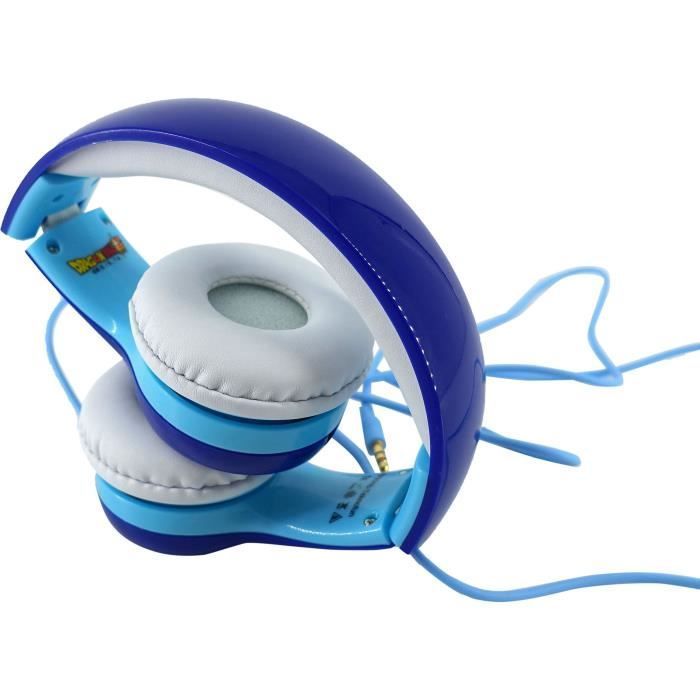 Trunks and Goten Kids Headphones - Dragon Ball Z Super - TEKNOFUN - 85 dB - Blue