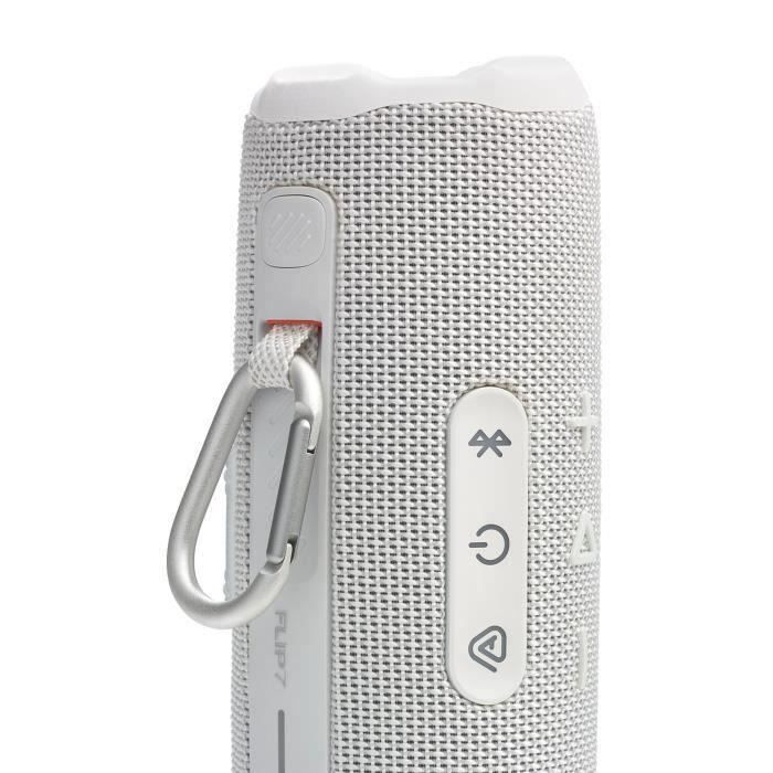 Altavoz portátil JBL Flip 7 - Blanco - Resistente al agua y a las caídas