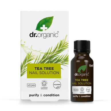 Dr. Organic Negleløsning med økologisk tea tree-olje 10 ml