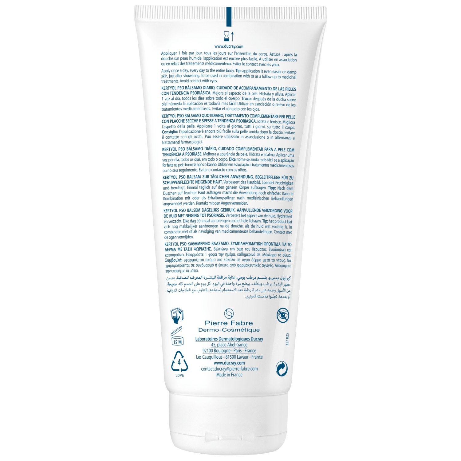 Ducray losion za tijelo KERTYOL PSO dnevni balzam - 200 ml