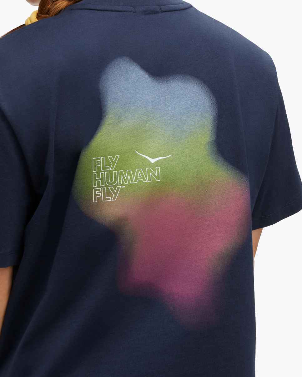 HOKA Grafisch T-shirt met korte mouwen: Ruimtevaart