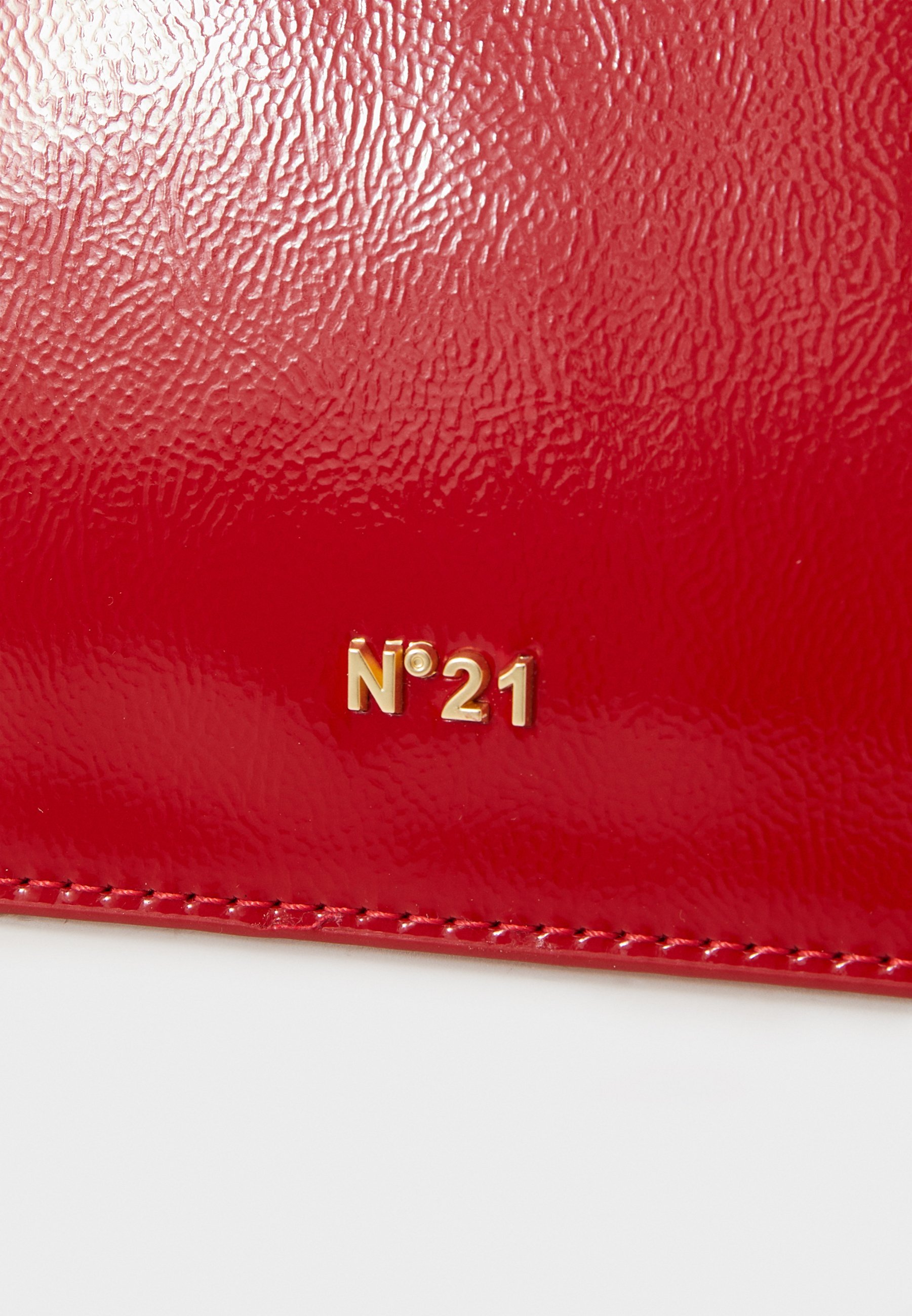 N°21 UNISEXE - Sac bandoulière - rouge cinabre