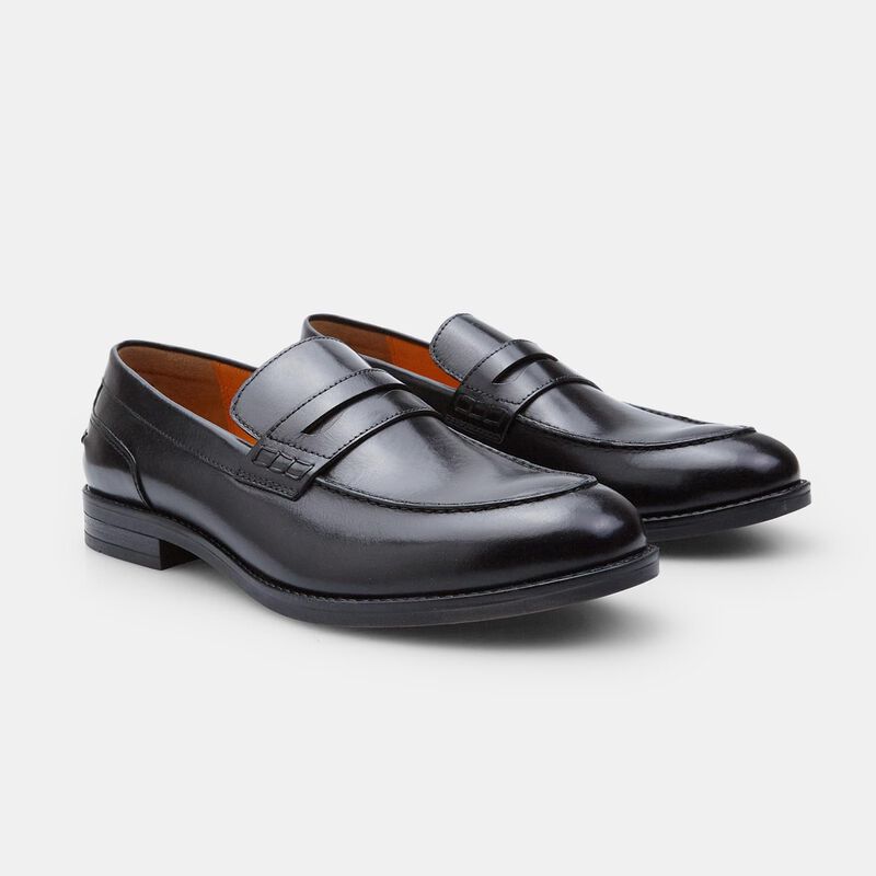 BATA Eleganckie skórzane mokasyny męskie