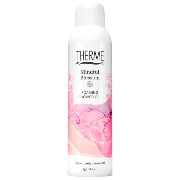 Penový sprchový gél Therme Mindful Blossom 200 ml - Normálna vlhkosť