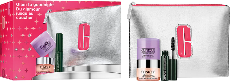 Conjunto de presente de Natal Clinique Holiday Glam To Goodnight para mulheres