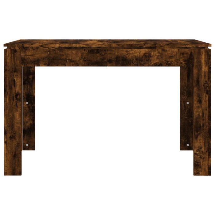 vidaXL Table à dîner Chêne fumé 120x60x76 cm Bois d'ingénierie 815387