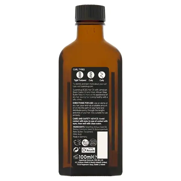 Superdrug BC&S risiinihiusöljy 100ml