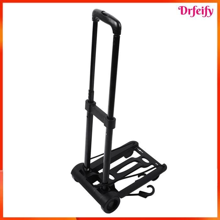 Carrello pieghevole - AKOZON - Modello piccolo - Pieghevole e leggero - Asta di collegamento retrattile - Grande capacità
