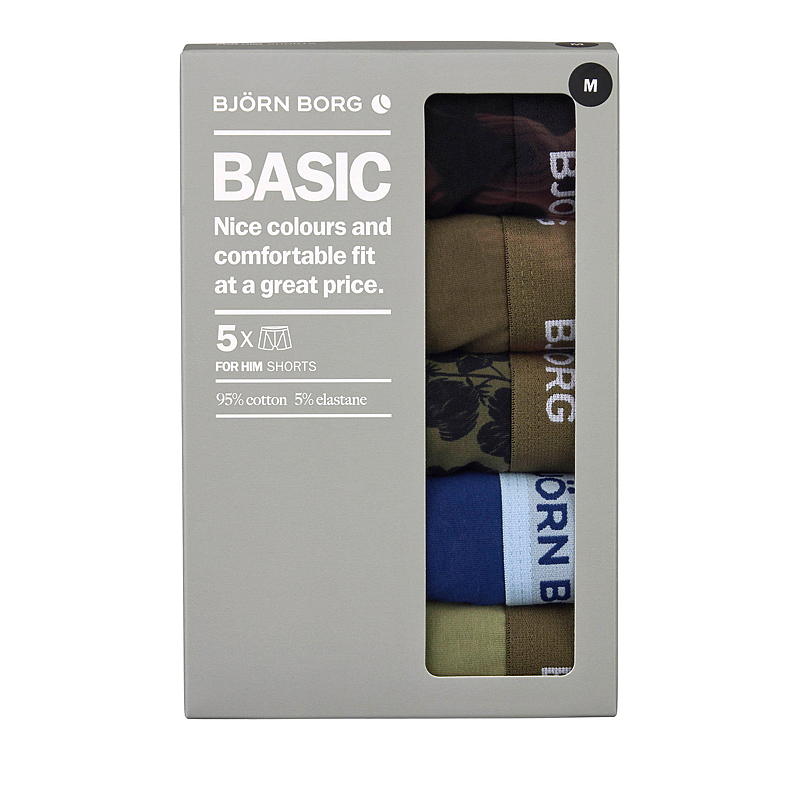 Bjørn Borg Boxershorts 5-pack storlek S-XL Bjørn Borg