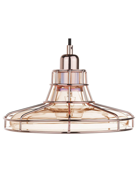 Lampa wisząca TORRE Szkło Miedziany
