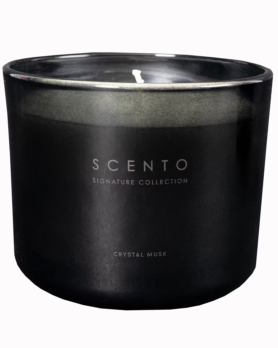 SCENTO SIGNATURE COLLECTION МАЛА СВЕЋА КРИСТАЛНИ МУСКУС