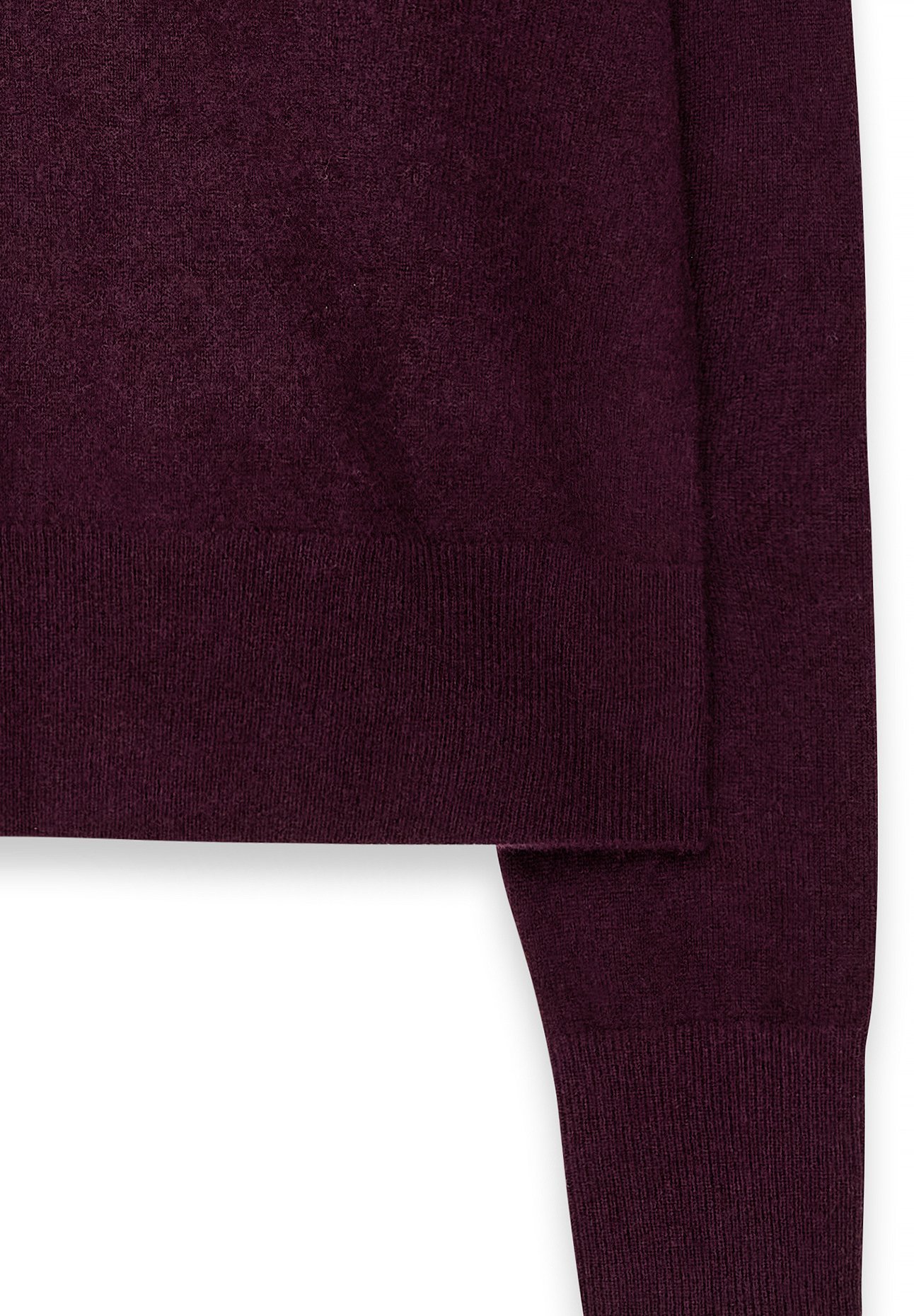 Pull NA-KD à col rond - prune