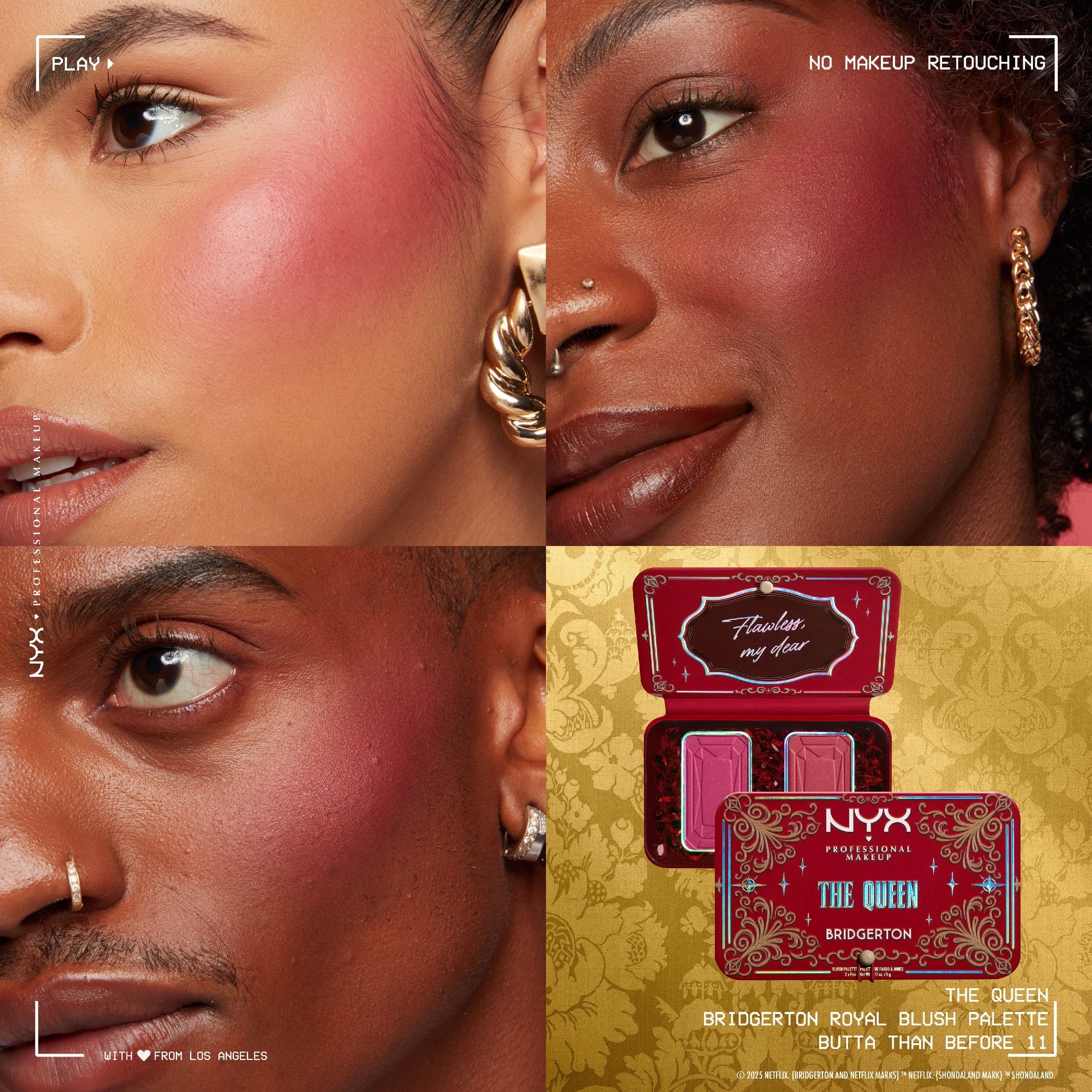 Viso Bridgerton The Queen Blush Duo - Palette viso